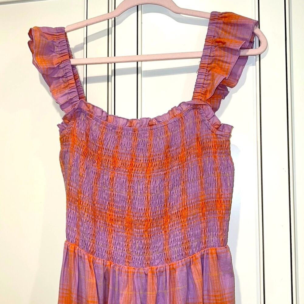 NWT purple/orange maxi